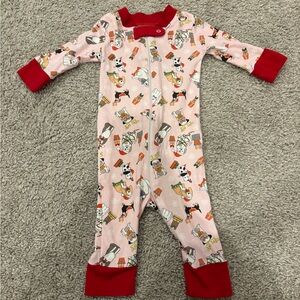 Magnolia Baby Christmas Puppy PJs